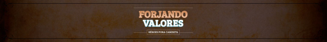 Forjando valores: héroes pura camiseta