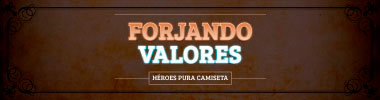 Forjando valores: héroes pura camiseta