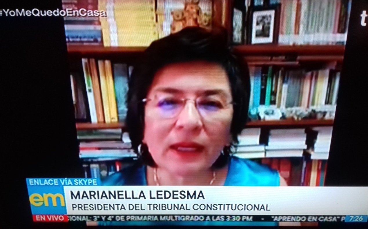 Marianella Ledesma “la Nueva Mirada Del Tribunal Constitucional Es La Virtualización De Sus 2382