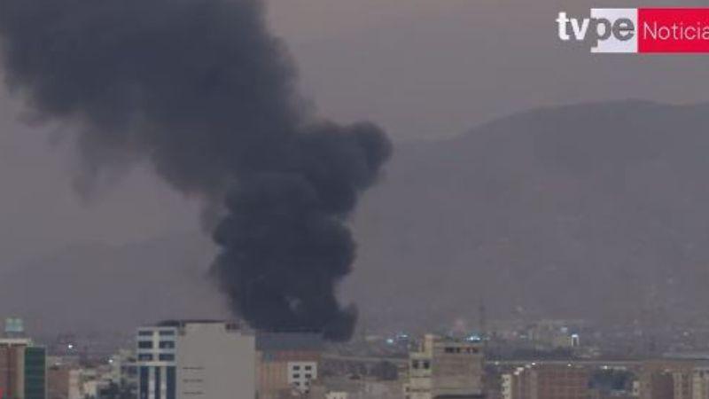 Incendio en Centro de Lima