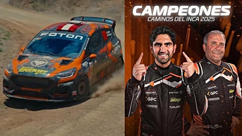 Rally Caminos del Inca André Martínez Campeón