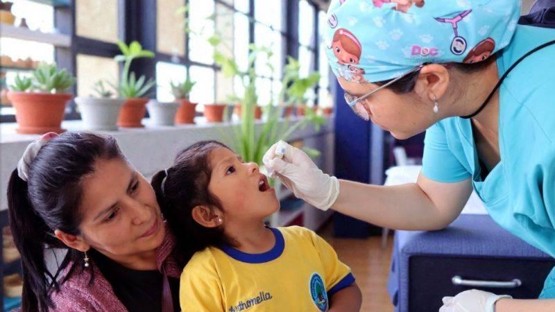 vacuna polio y sarampión