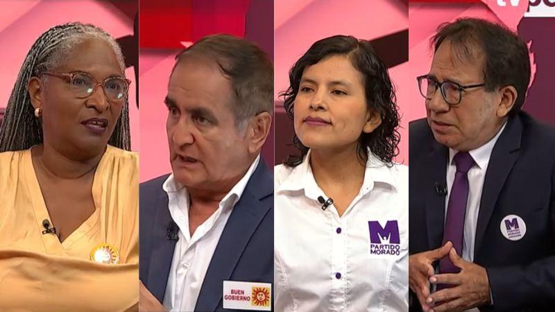 candidatos vicepresidentes Buen Gobierno y Morado