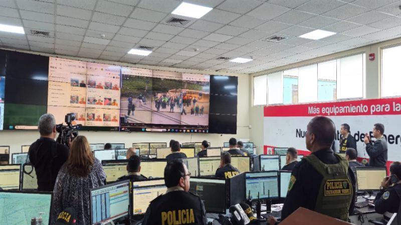 PNP cámaras de videovigilancia
