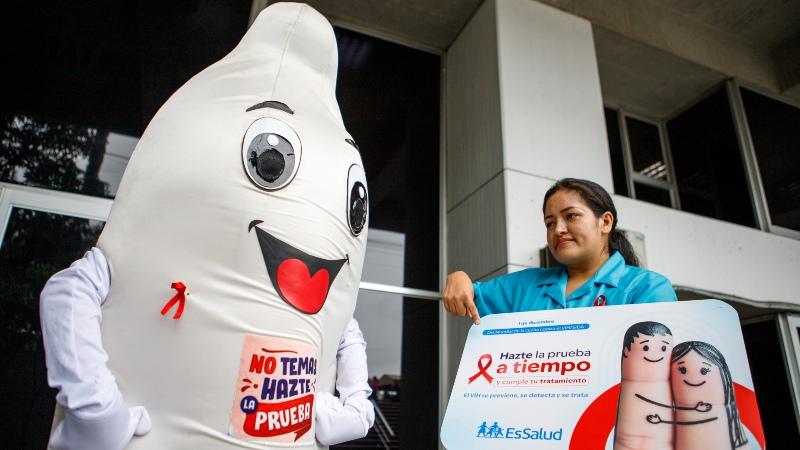 essalud condón vih sida prevención