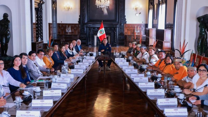 presidente josé jerí pcm comunidades indígenas