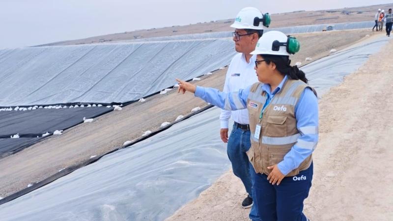 OEFA MINISTRO del ambiente botadero incendio tacna