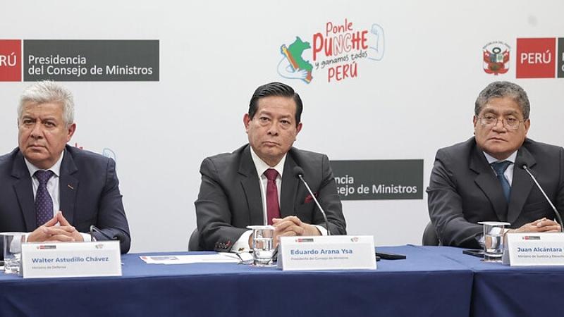 PCM ministros  Loreto Presidenta DIna Boluarte COlombia 