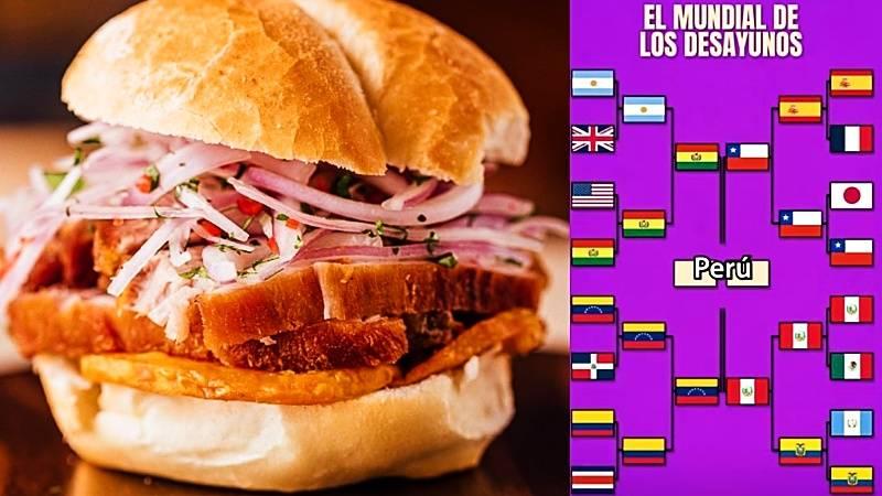pan con chicharrón tamal chile perú venezuela mundial de desayunos