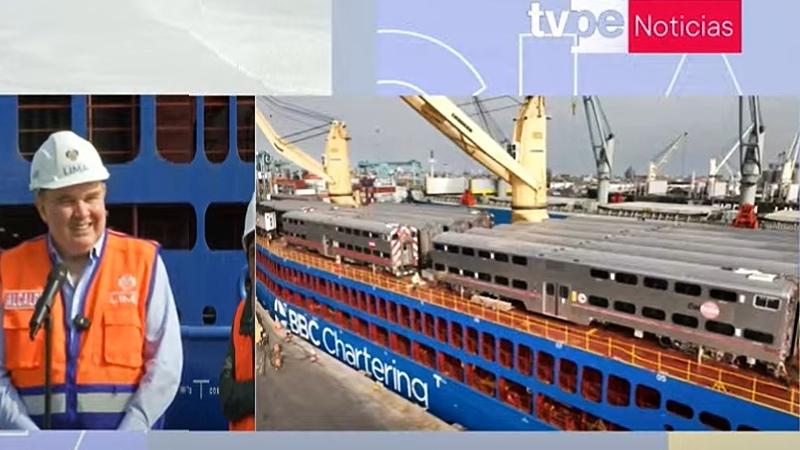 López ALiaga tren Lima Chosica trenes 