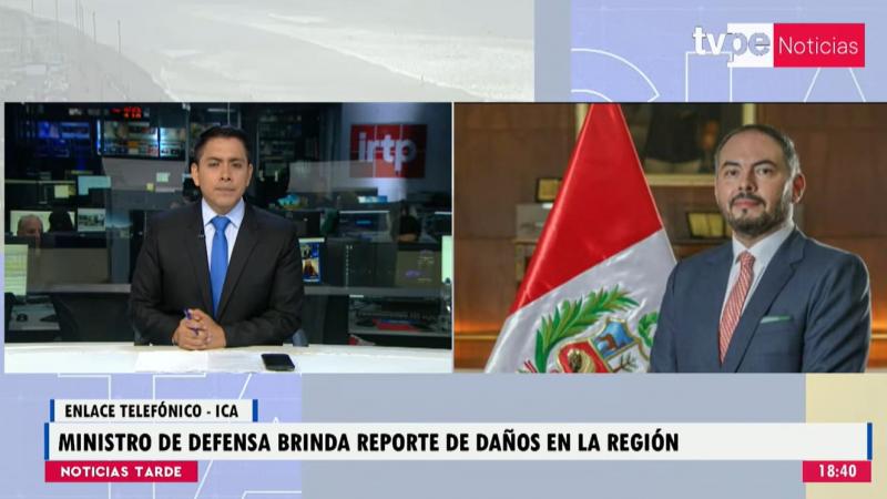 Ministro de Defensa, Javier Flores