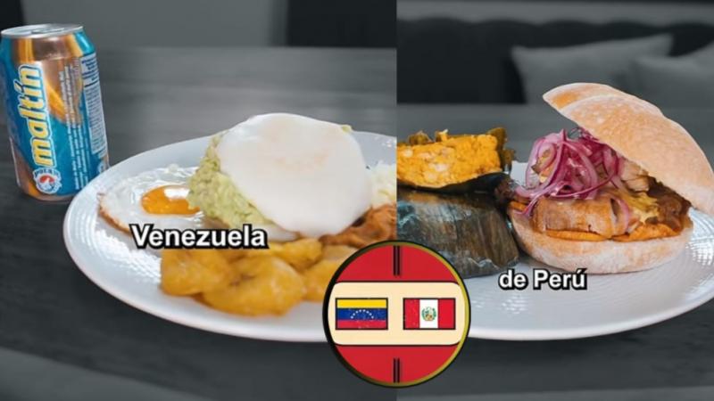 venezuela Perú mundial de desayunos pan con chicharrón arepa