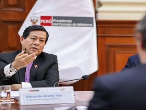 Premier Eduardo Arana 