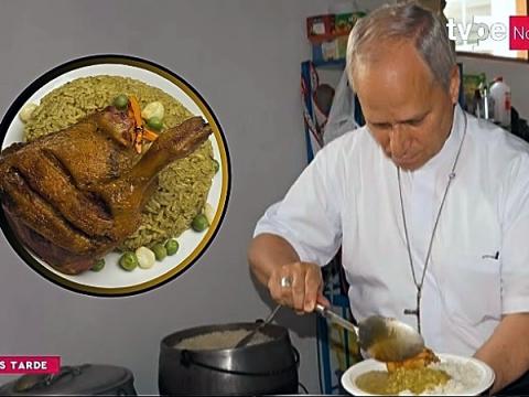arroz con pato papa león XIV