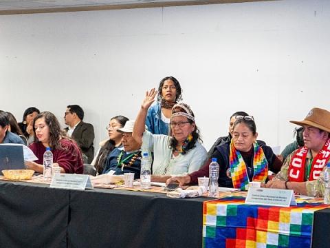 autoridades indígenas campesinos diálogo mincul