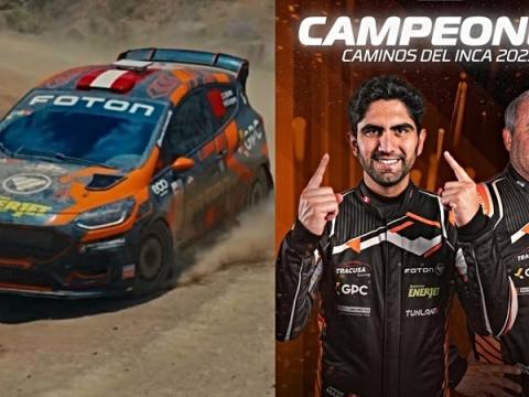 Rally Caminos del Inca André Martínez Campeón