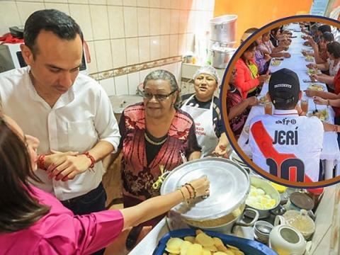 comedores populares comas presidente Jerí