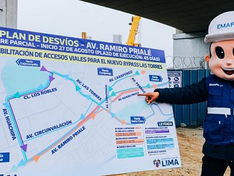 desvíos Municipalidad de Lima ramiro prialé 