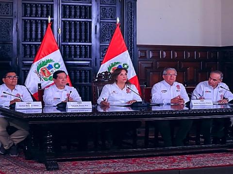 dina boluarte Reinfo minería ilegal 