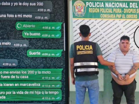 extorsionador Piura