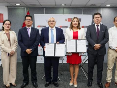 Midis y  Sociedad Nacional de Construcción e Infraestructura