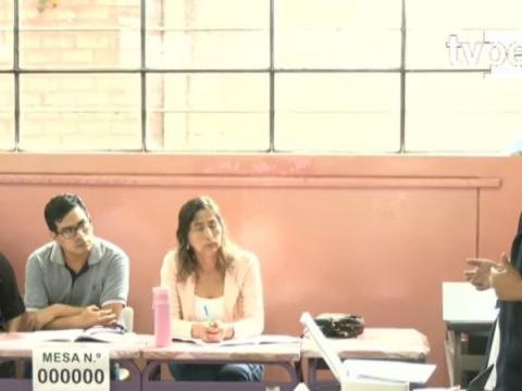 onpe capacitación miembros de mesa