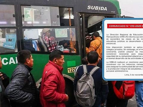 drelm paro de transportistas mtpe trabajo pcm escolares 