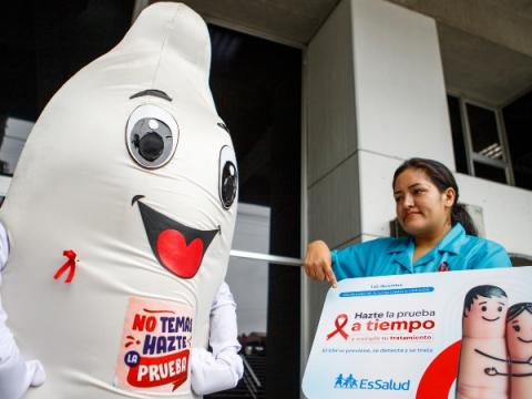 essalud condón vih sida prevención
