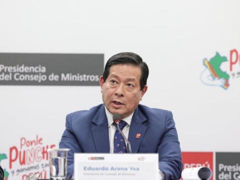 Premier Eduardo Arana