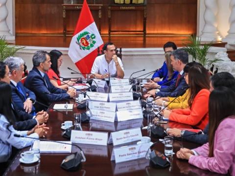  presidente Jerí  Palacio de Gobierno