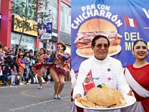 Gamarra fiesta pan con chicharrón mundial de desayunos La Victoria