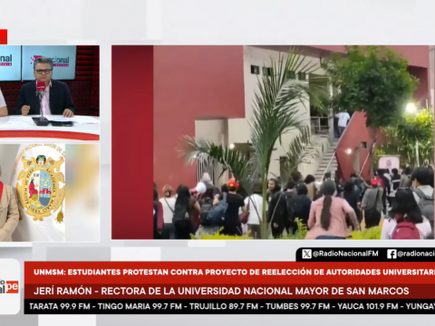 Protestas Reelección UNMSM