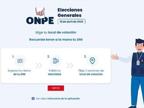 ONPE votación voto