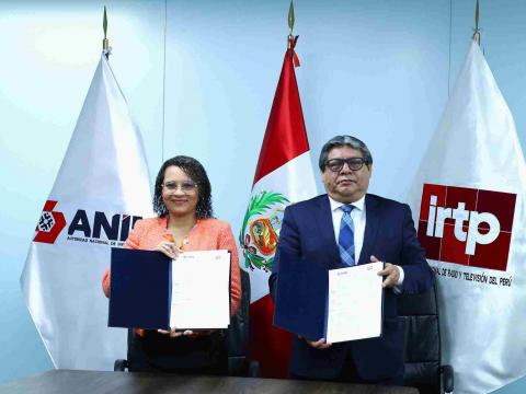 IRTP firma convenio con ANIN
