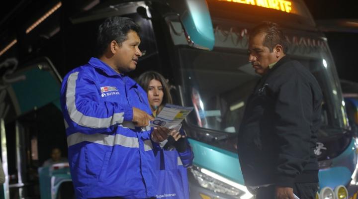 sutran buses transporte turismo feriado largo