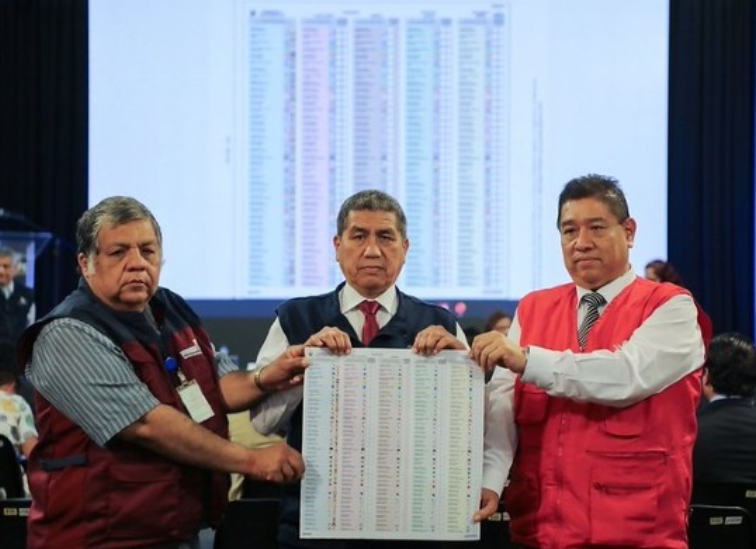 cédula de votación