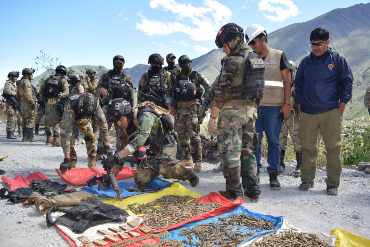 incautado minería ilegal pataz pnp