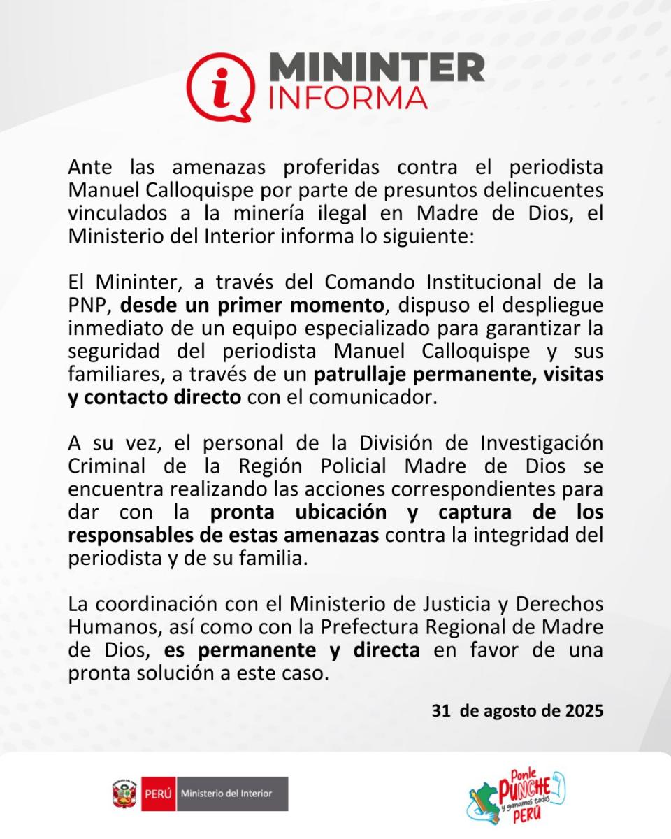 pnp madre de dios