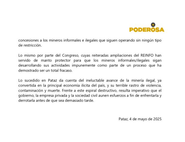 minera poderosa