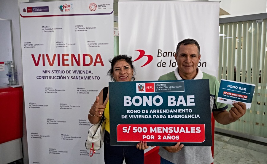 ministerio de vivienda bono familias