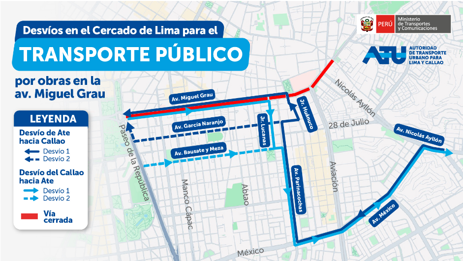 ATU DESVÍOS AV. GRAU